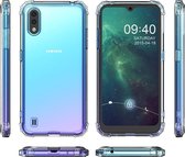 Bestcases Schokbestendig Telefoonhoesje Samsung Galaxy A01 - Transparant