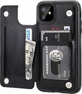 geschikt voor Apple iPhone 12 Mini wallet case - 5.4 inch - zwart