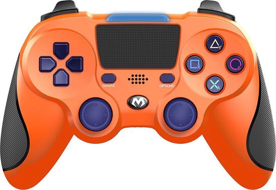 Draadloze Controller Wireless Gamepad Geschikt voor PS4 – Sunset Orange