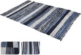 Denim Vloerkleed 180 x 120 cm