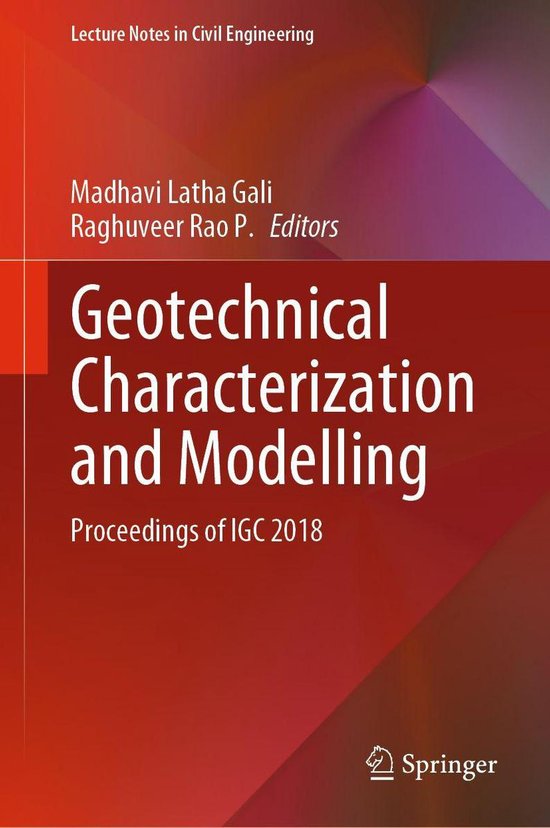 Lecture notes in civil engineering 85 geotechnical characterization