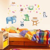 Sticker Muursticker chambre bébé animaux - sticker mural animaux de la pépinière - sticker mural jungle