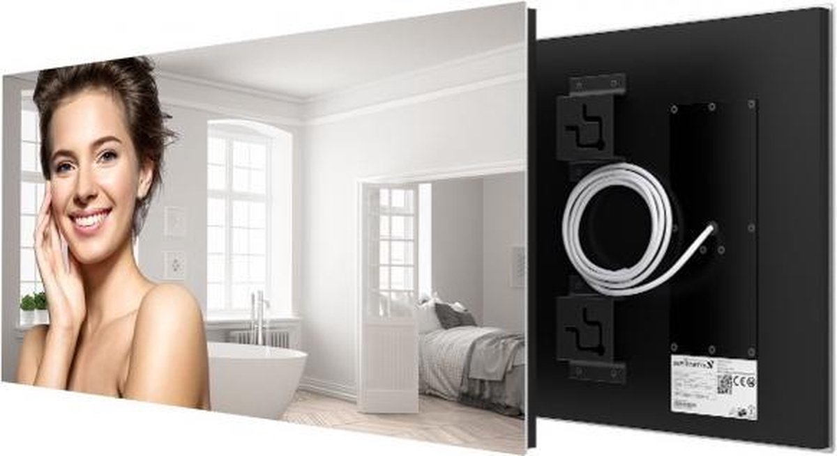 Welltherm Spiegel met infrarood verwarming 360 Watt 40x90 cm