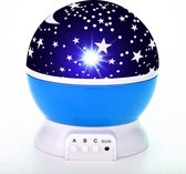 Sterrenhemel Nachtlamp Roterende Sterren Projector - Star Projector - Sterren Projectie Lamp Kinderkamer - Baby Kinder Nachtlampje - Blauw