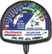 TecMate OptiMate TEST – State of Charge 12V, TS-130, status van laadtester – alle 12V lood-zuur