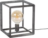 Diamond - Tafellamp - staven in ruitvorm - oud zilver - 1 L - met LED lichtbron