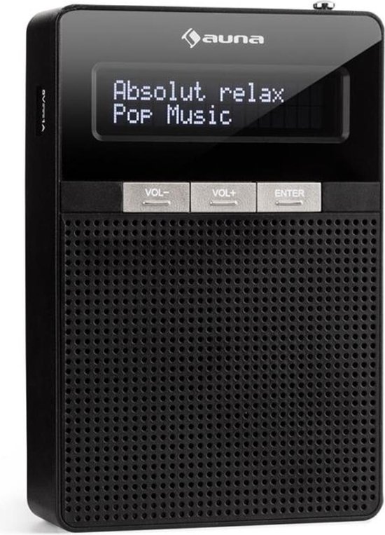 DigiPlug FM stopcontactradio FM/PLL BT LC display zwart | bol