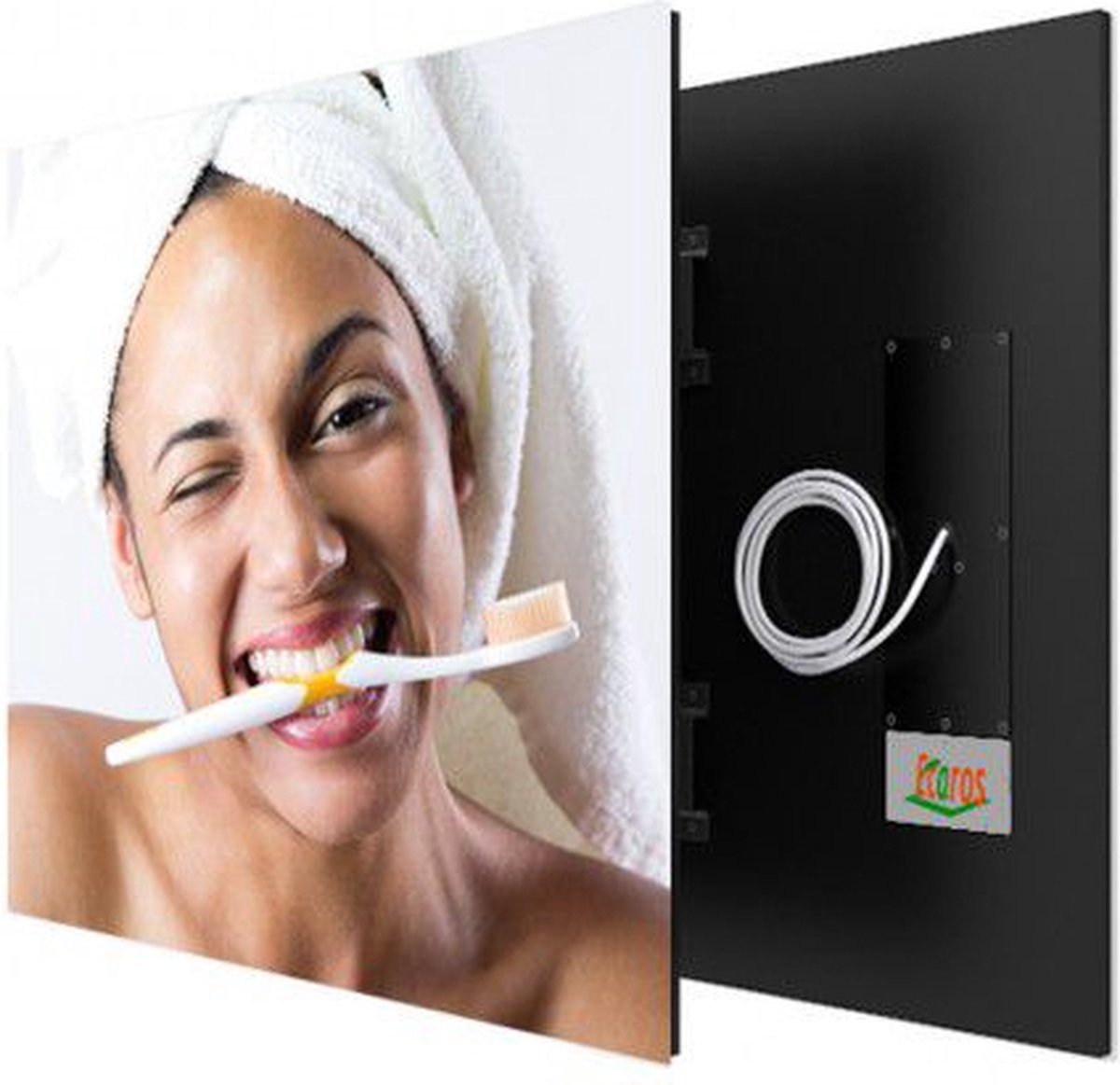 Ecaros Spiegel infrarood verwarmingspaneel 800 Watt anti condens 60x120 cm