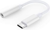 A-Konic © | Usb-C naar Jack 3.5mm (Aux) Adapter white | Type-C to Aux | hub | kabel | phone/pc/tablet | Compatible met Apple | macbook | Chromebook | Samsung | Dell | Lenovo | Surf