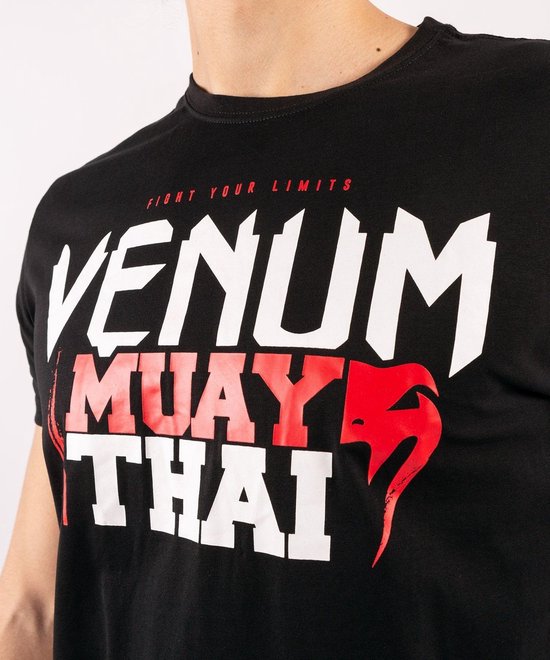 Venum T-Shirt Muay Thai VT Zwart/Wit – Rumble Store