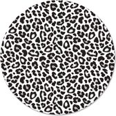 Label2X - Muurcirkel leopard - Ø 40 cm - Forex - Multicolor - Wandcirkel - Rond Schilderij - Muurdecoratie Cirkel - Wandecoratie rond - Decoratie voor woonkamer of slaapkamer