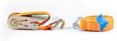 Spanband met ratel, Sjorbandset, oranje 4.65m