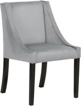 Chanel Prestige armstoel in velours Georgia IV grijze fauteuil