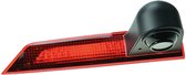 Achteruitrij - camera - Ford - Transit - Custom - Modeljaar 2014 tot 06-2016 in derde remlicht met RCA Tulp ECE-R10 gekeurd