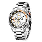 Eastwood - Herenhorloge - Zilverkleurig – Aluminium - Horloge - Quartz