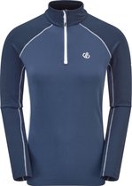 Dare 2b Thermoshirt - Maat S  - Vrouwen - donker blauw/wit