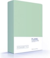 2x Hoogwaardige Flanel Kussenslopen Groen | 65x65 | Warm En Zacht | Ideaal Tegen De Kou