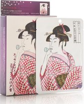 Mitomo Collageen & Lithospermum Gezichtsmasker - Vermindert Rimpels en Huidveroudering - Face Mask - Masker Gezichtsverzorging