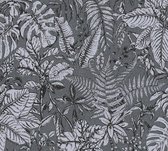 BOTANISCHE BLADEREN BEHANG | Botanisch - grijs zwart - A.S. Création Daniel Hechter 6