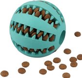 Honden Speelgoed - Hondenspeeltjes - Hondenbal - Hondenspeelgoed - Honden Speelgoed Intelligentie - Honden Bal - Snackbal Hond - Kauwspeelgoed Hond - Blauw - 6 Cm