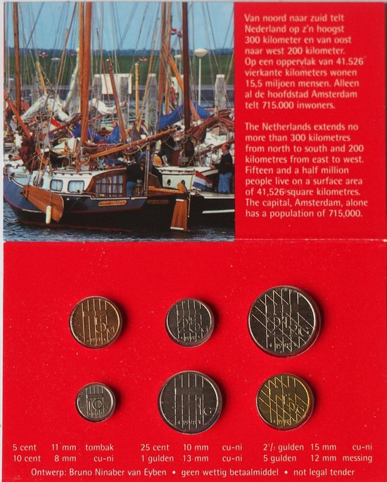 Thumbnail van een extra afbeelding van het spel Mini-muntset Nederland 1998