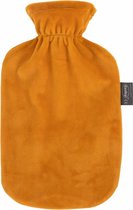 Warmwaterkruik - Met Oranje zachte fleece hoes