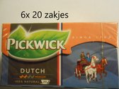 Pickwick thee - Dutch - multipak 6x 20 zakjes