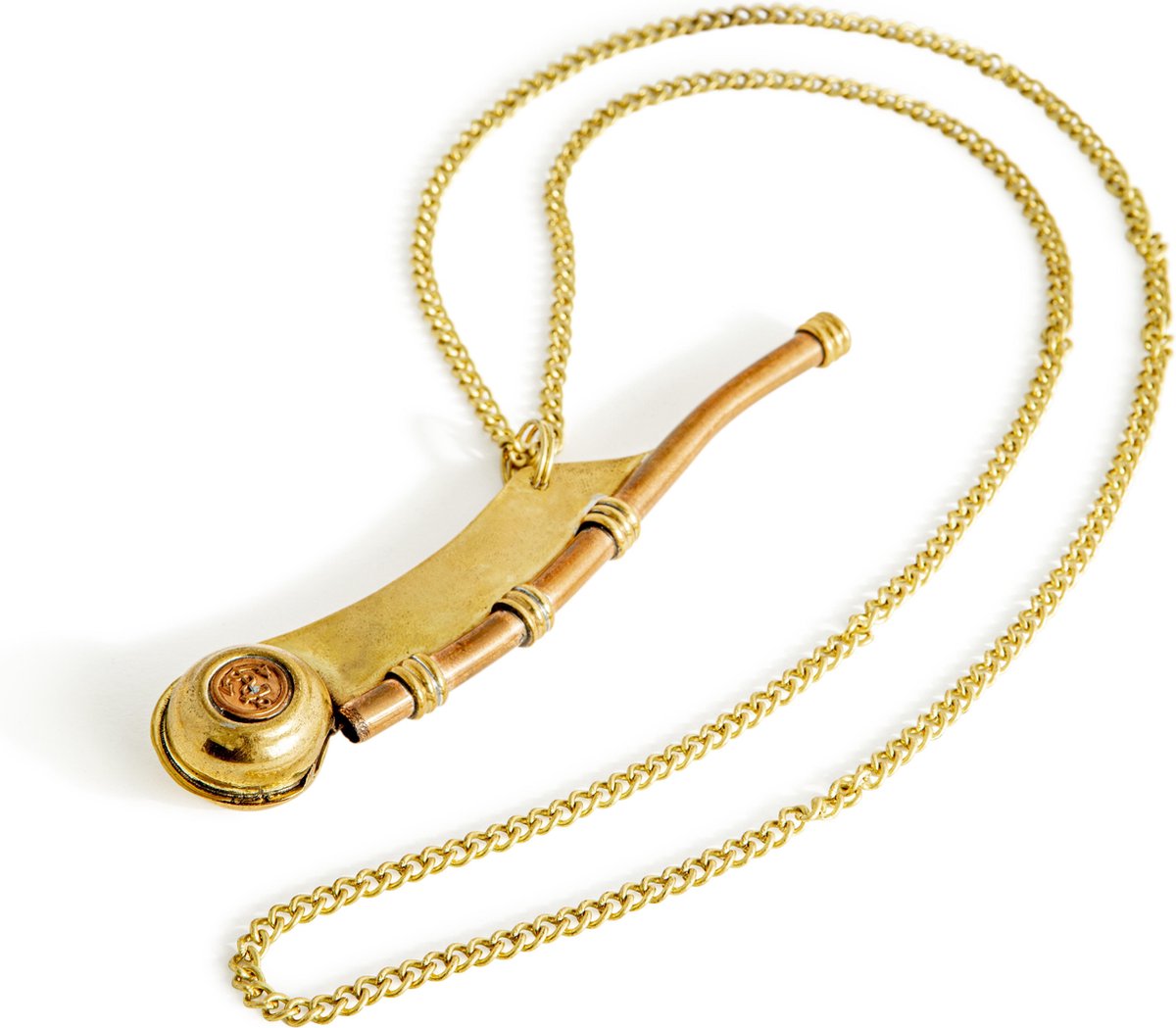 Authentic Models - Bootsmanfluit "Bosun's Whistle" - Decoratie - bureau decoratie - Goud