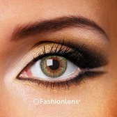 Kleurlenzen - Clear Green - jaarlenzen met lenshouder - groene contactlenzen Fashionlens®