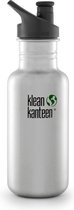 Klean Kanteen Classic Drinking Bottle Sport Cap - Argent - 532 ml