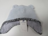 bonnet d'hiver noukie's bleu avec gris T1 - 46-6/12 mois