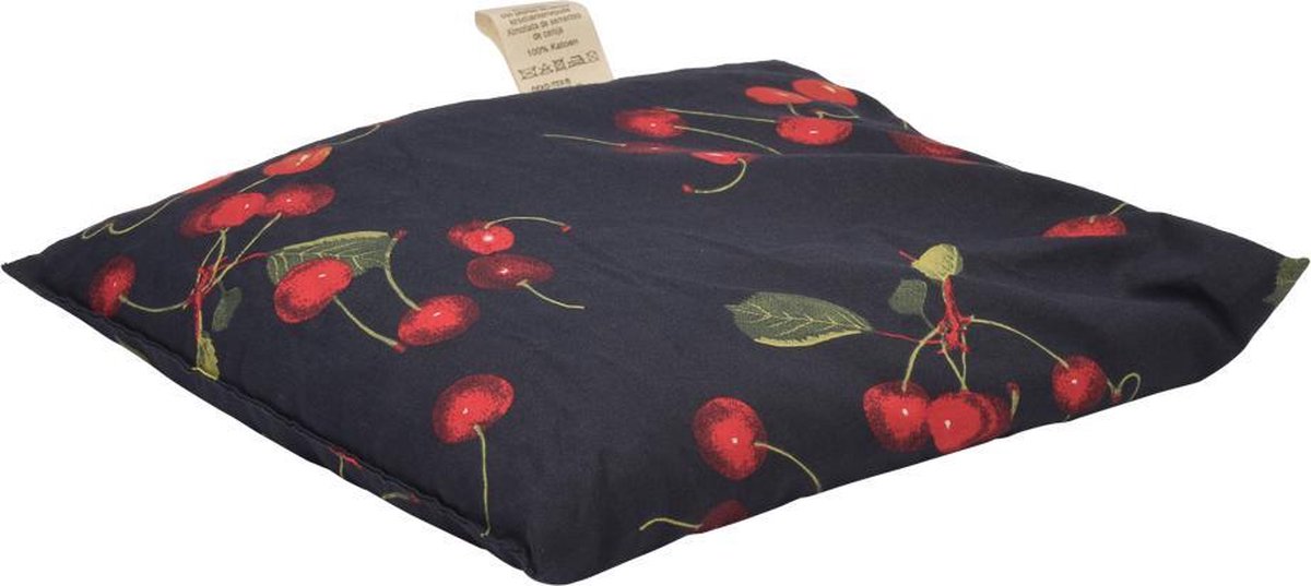 Goedkoopste Kersenpitkussen Classico - 25 x 27cm - Blauw met Kersen