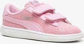 Puma Smash V2 Glitz Glam meisjes sneakers - Roze - Maat 20 - Uitneembare zool