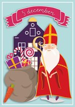 Cartes Sinterklaas - Set de 8 x cartes postales - Sinterklaas - S14