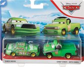 Disney Cars auto 2-pack voertuigen - Chick Hicks & Chief Chick - Jefe Chick
