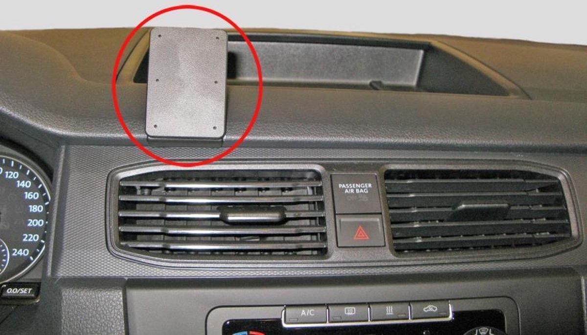 Brodit ProClip houder geschikt voor Volkswagen Caddy 2016-2020 Center mount