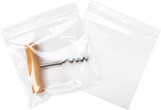 Heavy Duty 100 Extra Sterke A4 Geslagen Zakken Archiefglas Kristalhelder 90 Micron 2522118263