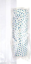 Plastic Zakken 6,7x4,8x26cm met zijvouw (100 stuks) | Plastic zak