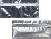 Gripzakken Transparant/Zilver 14x4,5cm (100 stuks)