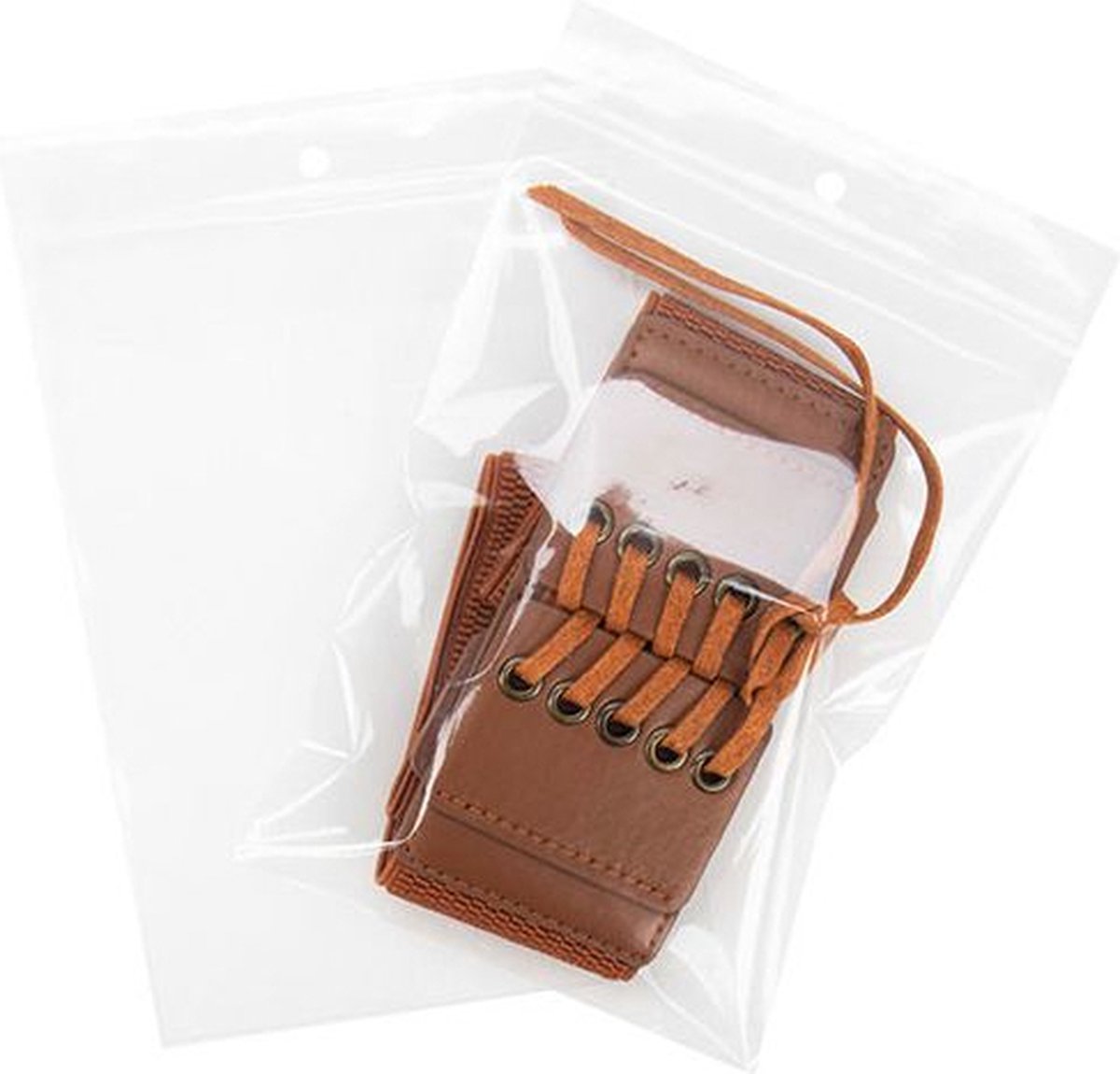 Gripzakken met Ophanggat 12,5x18cm75 Micron (100 stuks) | gripzak | ziplock zakken | ziplock zakjes