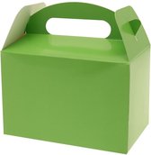 Draagdoosje en Lunchbox Groen 10x9.2x15cm (6 stuks)