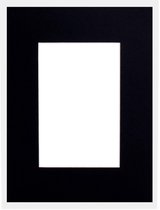 Mount Board 413 Black 28x35cm with 19x24cm window (5 pcs)