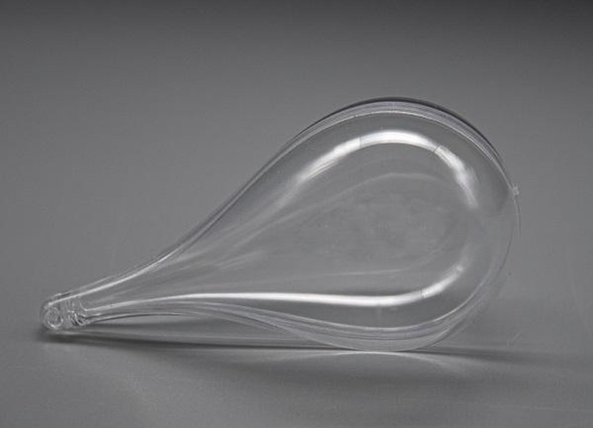 Plastic transparante Waterdruppel 11cm (25 stuks)