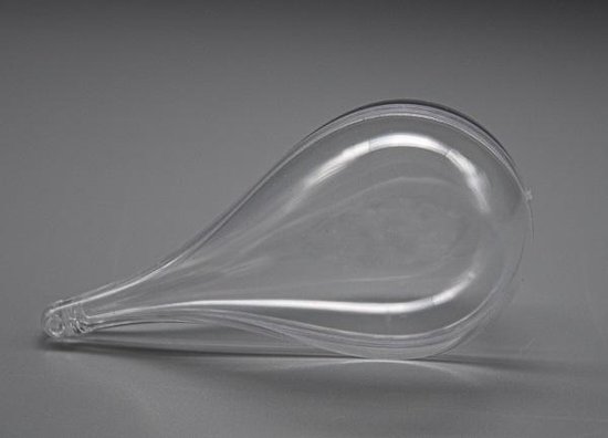 Plastiek transparante Waterdruppel 11cm (25 | bol.com