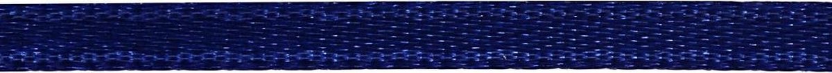 Satijnlint, B: 3 mm, donkerblauw, 15 m/ 1 rol