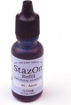 Inktkussen Stazon Navulling Azure (1 flesje)