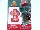 Disney princess dagboek met gel pen - klein formaat 8,5 x 10,5 cm, Prinsessen dagboek