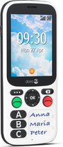 Doro Secure 780X IUP 4G seniorentelefoon / zorgtelefoon met noodknop, automatische valdetectie, alarmknop met GPS-localisatie en 3 sneltoetsen voor contactpersonen. 5 min instelwerk, super ee