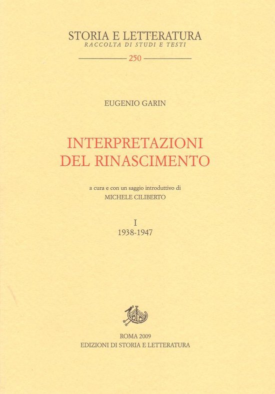 Interpretazioni del Rinascimento - cover
