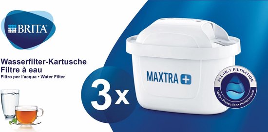 BRITA Maxtra+ Filterpatronen - 3 stuks - BRITA